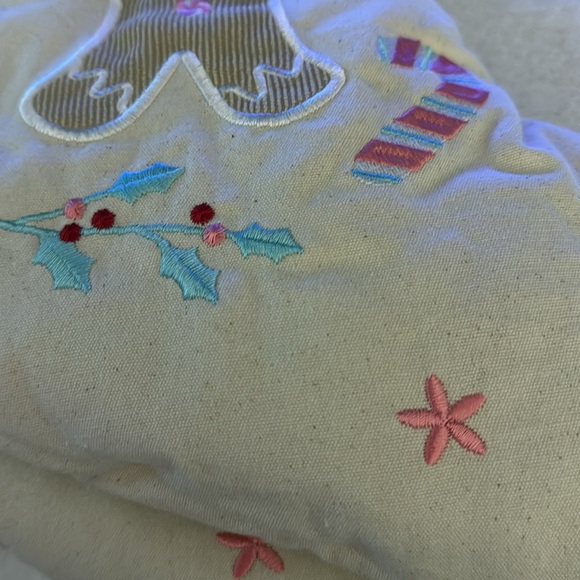 Cupcakes and cashmere Christmas whimsical Wonderland set of two stockings - Picture 8 of 14